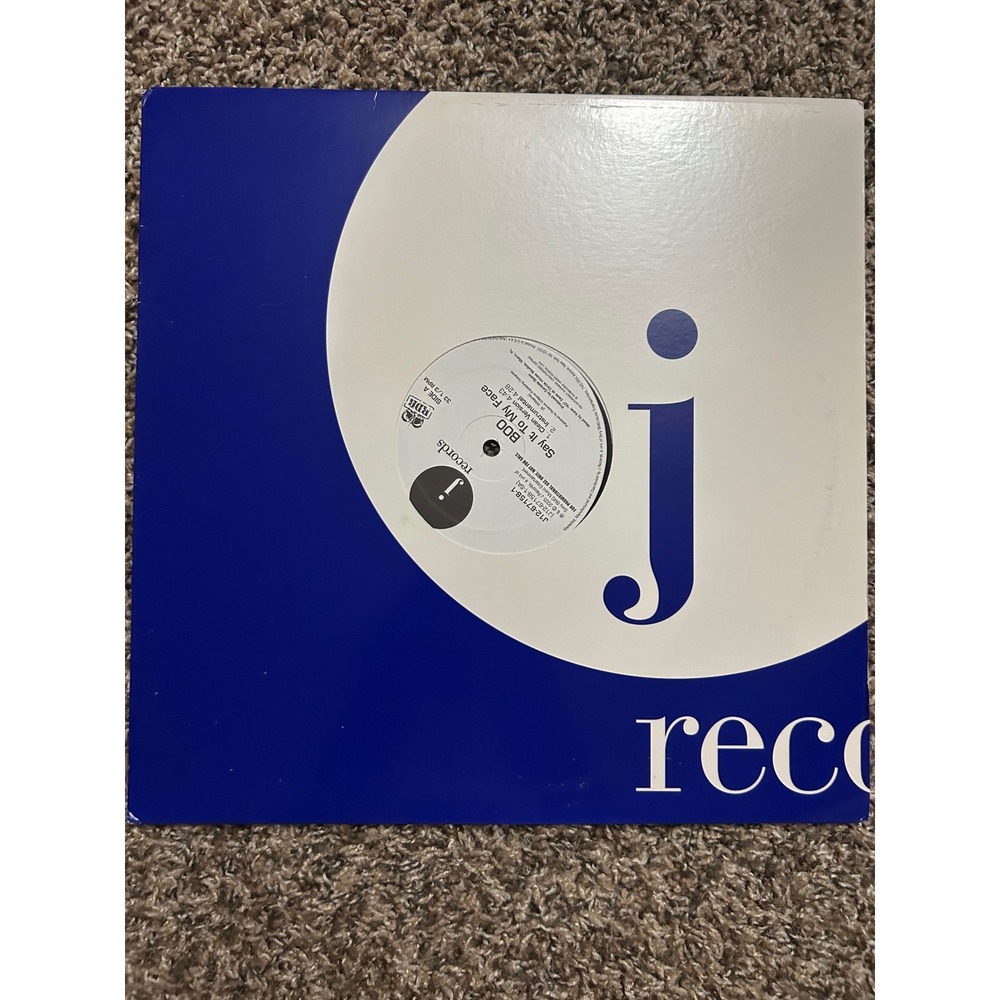 800 Say It To My Face 12" Vinyl Single Promo J Records J12-67158-1 Hip Hop 2005